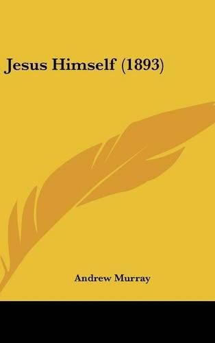 Cover image for Jesus Himself (1893)