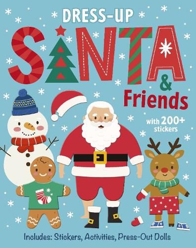 Cover image for Santa & Friends: Dress-Up Sticker Book