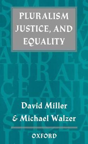 Cover image for Pluralism, Justice and Equality