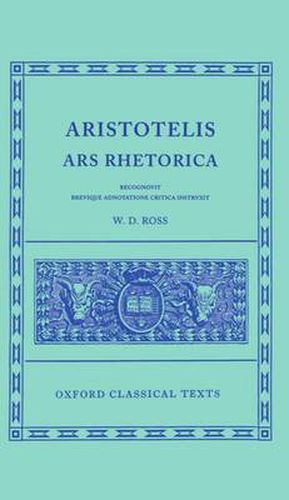 Cover image for Aristotle Ars Rhetorica