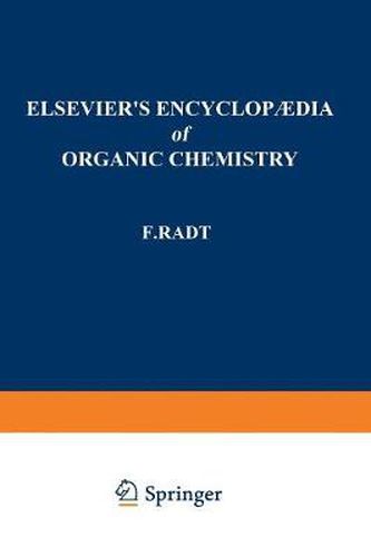 Cover image for Elsevier's Encyclopaedia of Organic Chemistry: Series III: Carboisocyclic Condensed Compounds