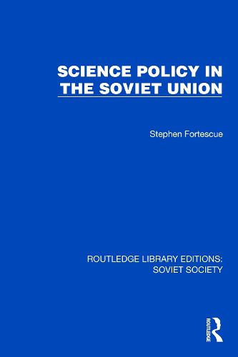 Cover image for Science Policy in the Soviet Union