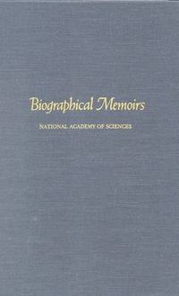 Cover image for Biographical Memoirs