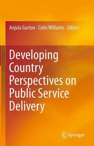 Cover image for Developing Country Perspectives on Public Service Delivery