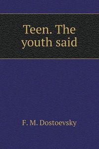 Cover image for Teenager. Notes youths