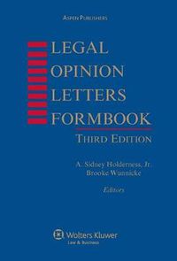 Cover image for Legal Opinion Letters Formbook