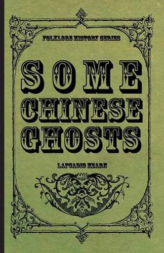 Some Chinese Ghosts