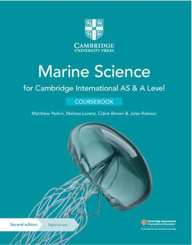 Cover image for Cambridge International AS & A Level Marine Science Coursebook with Digital Access (2 Years)