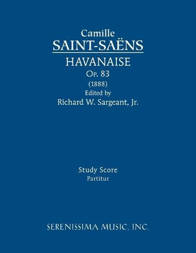 Cover image for Havanaise, Op.83: Study score