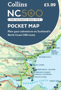 Cover image for NC500 Pocket Map: Plan Your Adventure on Scotland's North Coast 500 Route