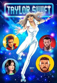 Cover image for Female Force Taylor Swift Dazzler Homage Variant with Travis Kelce