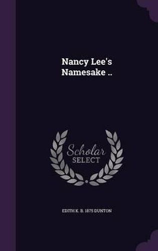 Cover image for Nancy Lee's Namesake ..