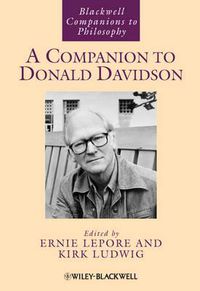 Cover image for A Companion to Donald Davidson