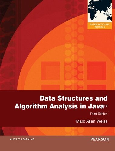 Cover image for Data Structures and Algorithm Analysis in Java