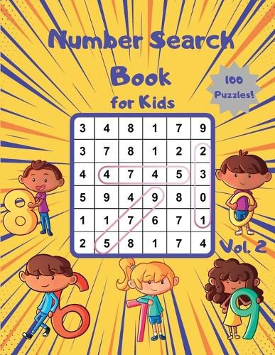 Cover image for Number Search Book for Kids