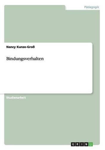 Cover image for Bindungsverhalten