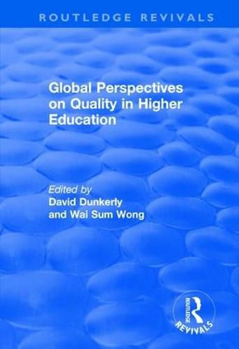 Cover image for Global Perspectives on Quality in Higher Education