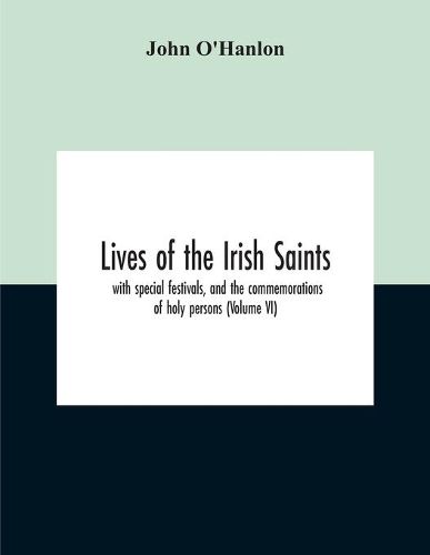 Lives Of The Irish Saints