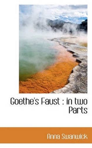 Cover image for Goethe's Faust