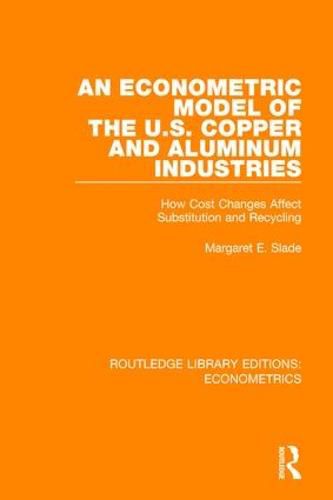 Cover image for An Econometric Model of the U.S. Copper and Aluminum Industries: How Cost Changes Affect Substitution and Recycling