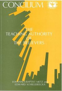 Cover image for Concilium 180 The Teaching Authority of Believers