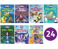 Cover image for Project X CODE: White and Lime Book Bands, Oxford Levels 10 and 11: Sky Bubble and Maze Craze, Class Pack of 24