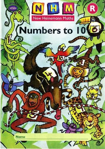 Cover image for New Heinemann Maths: Reception: Numbers to 10 Activity Book (8 Pack)