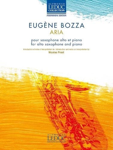 Cover image for Bozza: Aria for Alto Saxophone and Piano