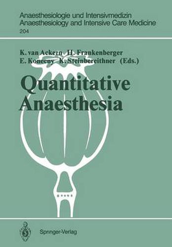 Cover image for Quantitative Anaesthesia: Low Flow and Closed Circuit