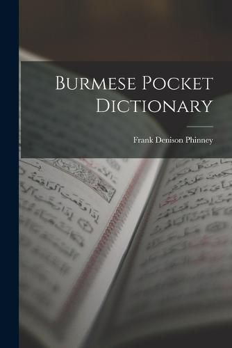 Cover image for Burmese Pocket Dictionary