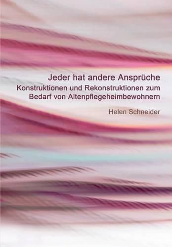 Cover image for Jeder Hat Andere Anspruche