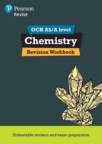 Cover image for Pearson REVISE OCR AS/A Level Chemistry Revision Workbook: for home learning, 2022 and 2023 assessments and exams