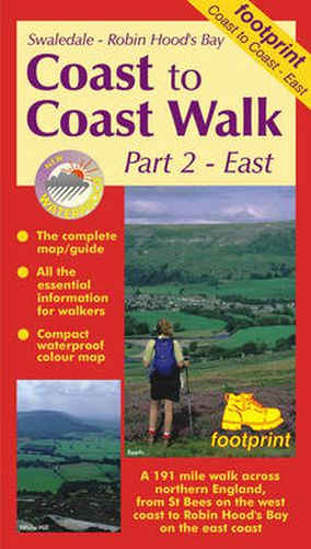 Cover image for Coast to Coast Walk: Map and Guide