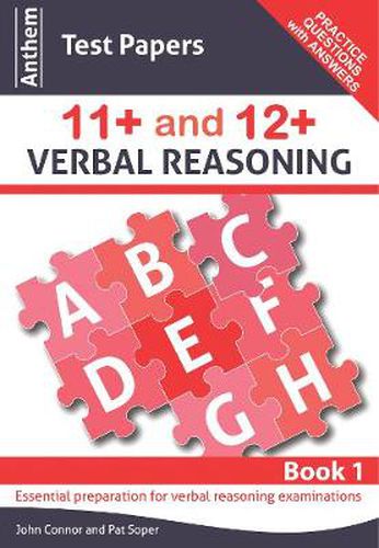 Cover image for Anthem Test Papers 11+ and 12+ Verbal Reasoning Book 1