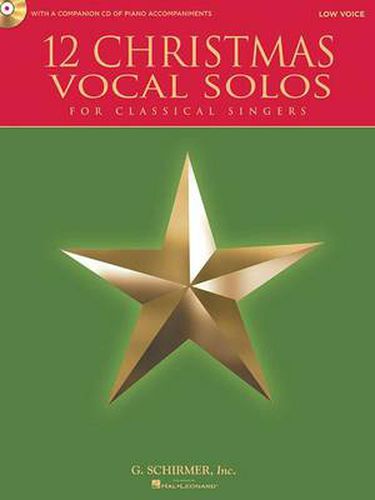 Cover image for 12 Christmas Vocal Solos: For Classical Singers