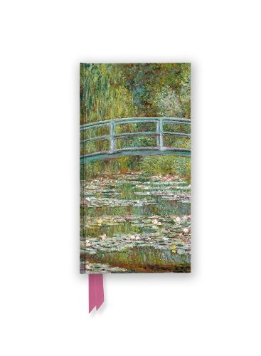 Cover image for Claude Monet: Bridge over a Pond of Water Lilies (Foiled Slimline Journal)
