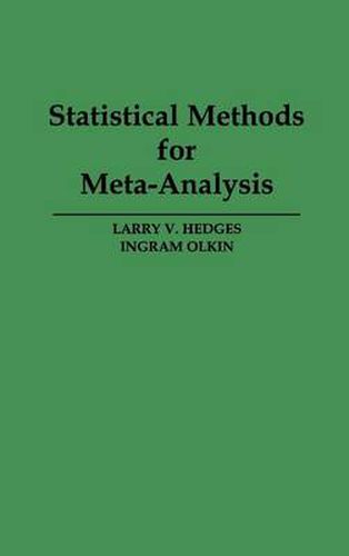 Cover image for Statistical Methods for Meta-Analysis