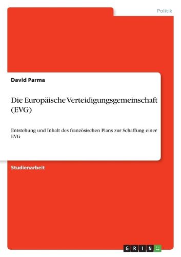 Cover image for Die Europaische Verteidigungsgemeinschaft (Evg)