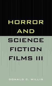 Cover image for Horror and Science Fiction Films III (1981-1983)