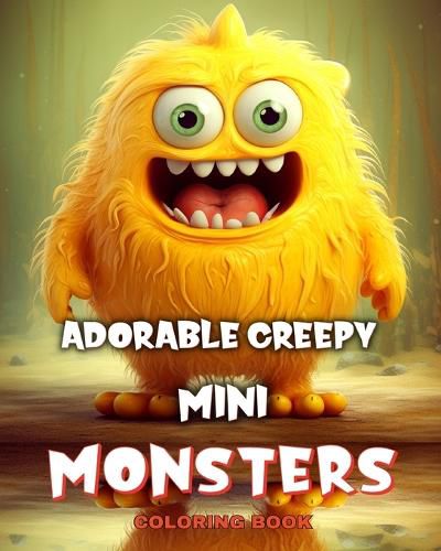 Cover image for Adorable Creepy Mini Monsters Coloring Book