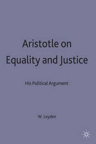 Cover image for Aristotle on Equality and Justice: His Political Argument