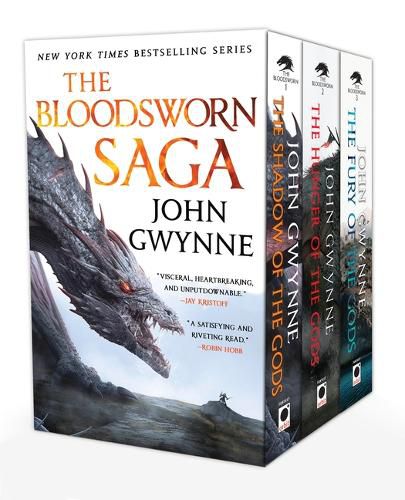 Cover image for The Bloodsworn Saga Boxed Set: The Shadow of the Gods, the Hunger of the Gods, the Fury of the Gods