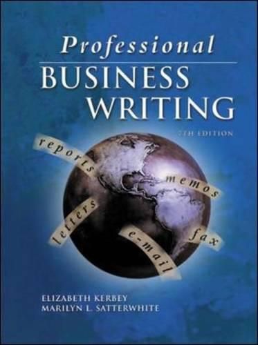 Cover image for Professional Business Writing