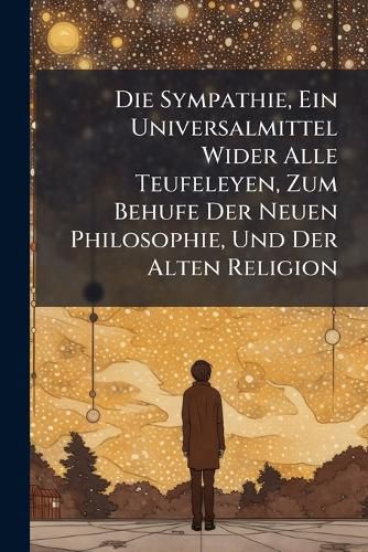 Cover image for Die Sympathie, Ein Universalmittel Wider Alle Teufeleyen, Zum Behufe Der Neuen Philosophie, Und Der Alten Religion