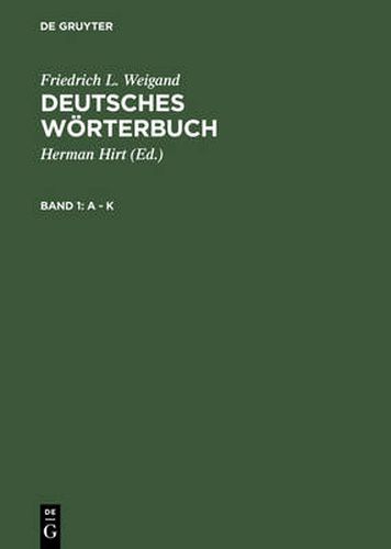 Cover image for Deutsches Woerterbuch