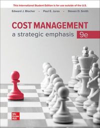 Cover image for ISE Cost Management: A Strategic Emphasis