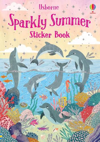 Cover image for Sparkly Summer Sticker Book