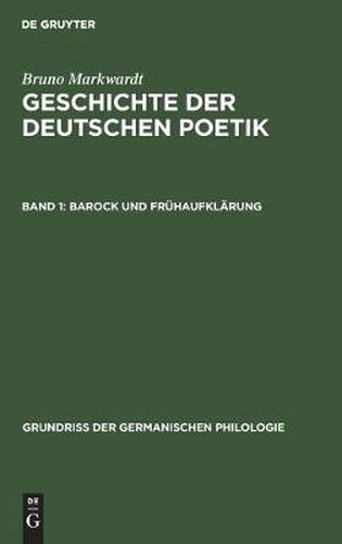 Cover image for Barock und Fruhaufklarung