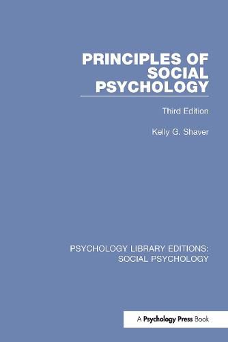 Cover image for Principles of Social Psychology: Third Edition