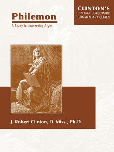 Cover image for Philemon--A Study in Leadership Style